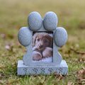 pet dog sacrifice tombstone can place Photo Creative resin simulation monument memorial stone Weather