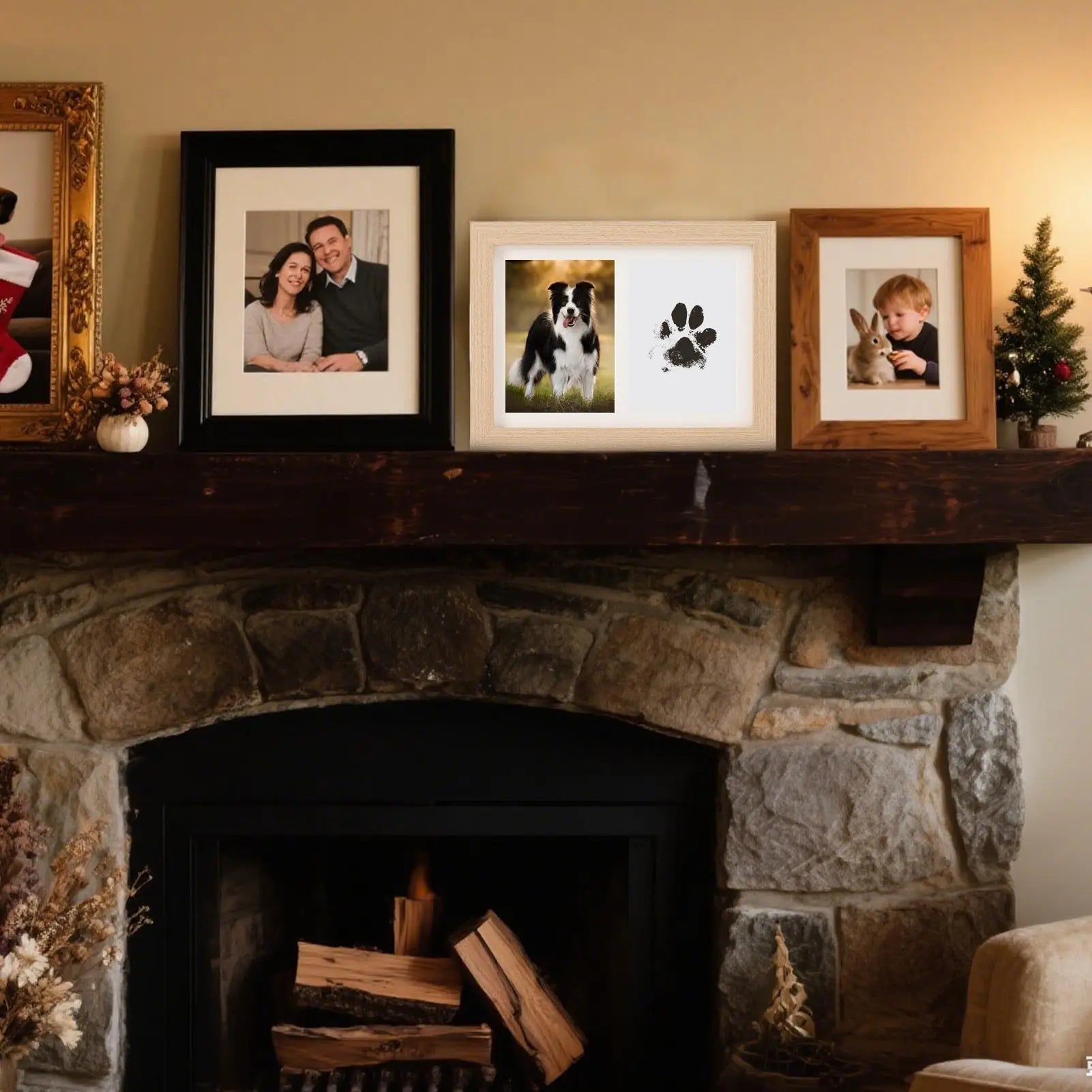 Animal Paw Print Kit Pet Pawprint Keepsake Kit Kitten Pawprint Keepsake Expression Enthusiasts Bookcase