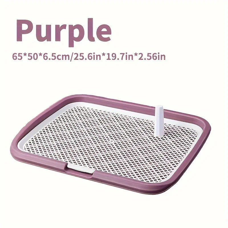 Dog Potty Training Toilet, Plastic Dog Pee Pad Holder With Removable Net
