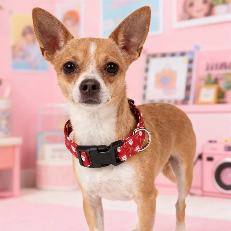 Pet Collar: Adjustable Plaid Bow Tie, Cute Soft for Dogs & Cats