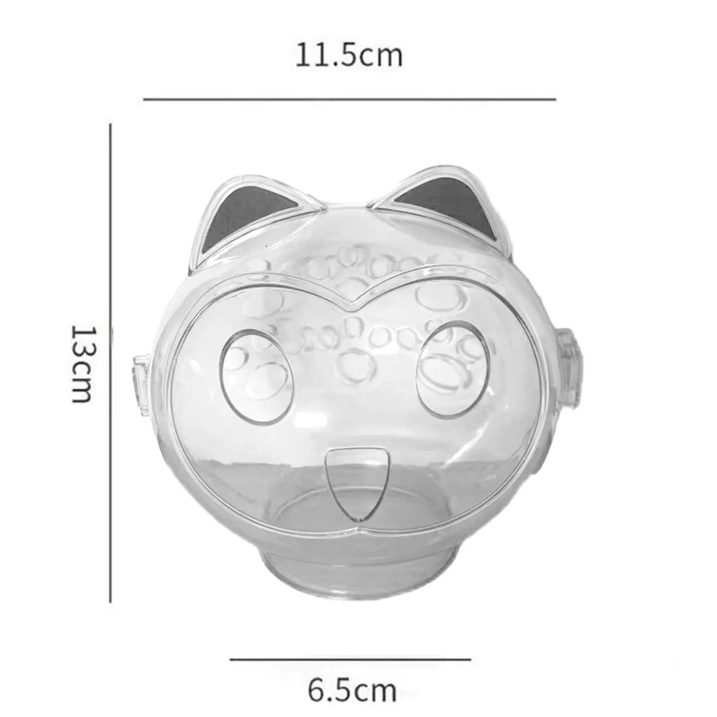 Transparent Cat Muzzle Anti Bite Silicone Mouth Cover Grooming Helper