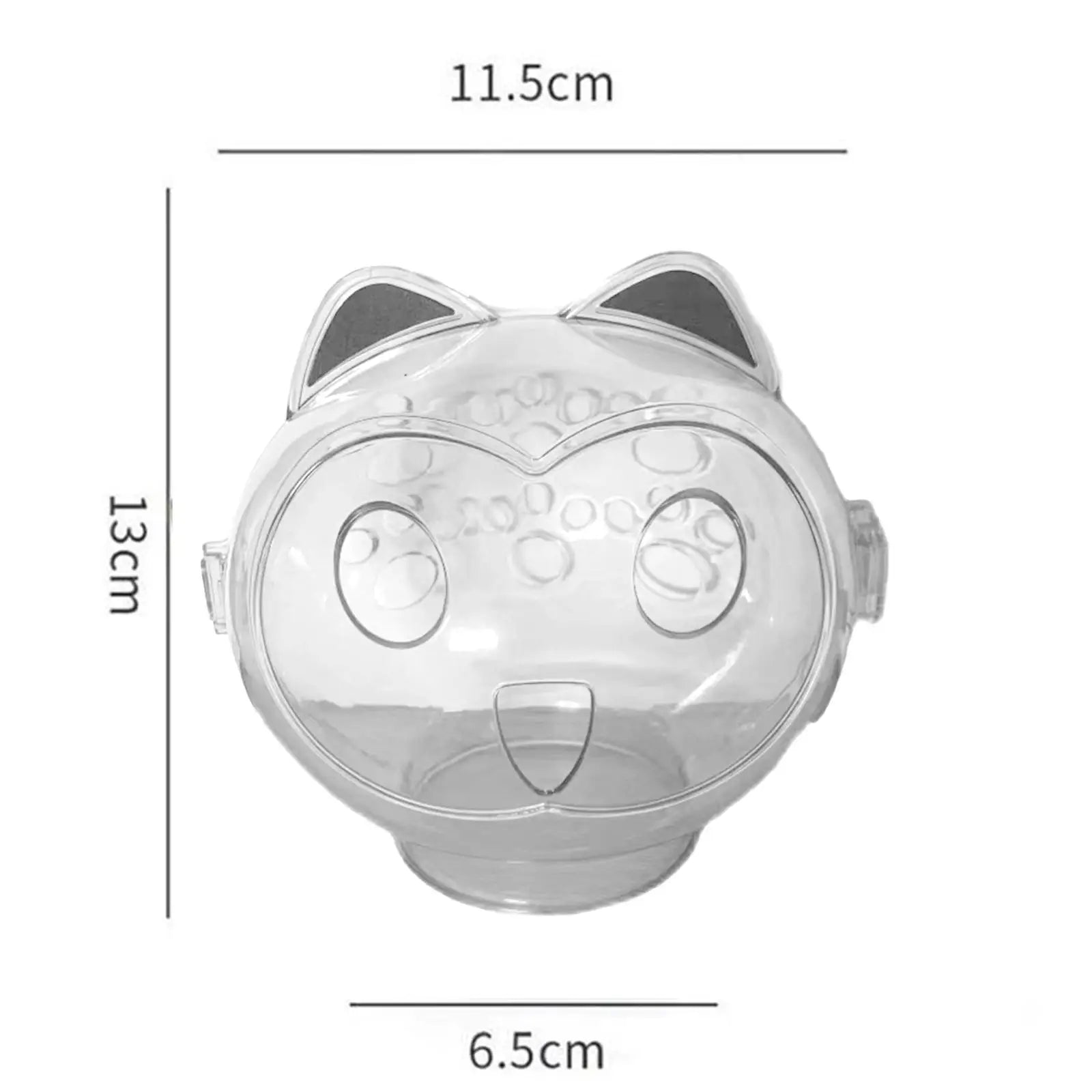 Transparent Cat Muzzle Anti Bite Silicone Mouth Cover Grooming Helper