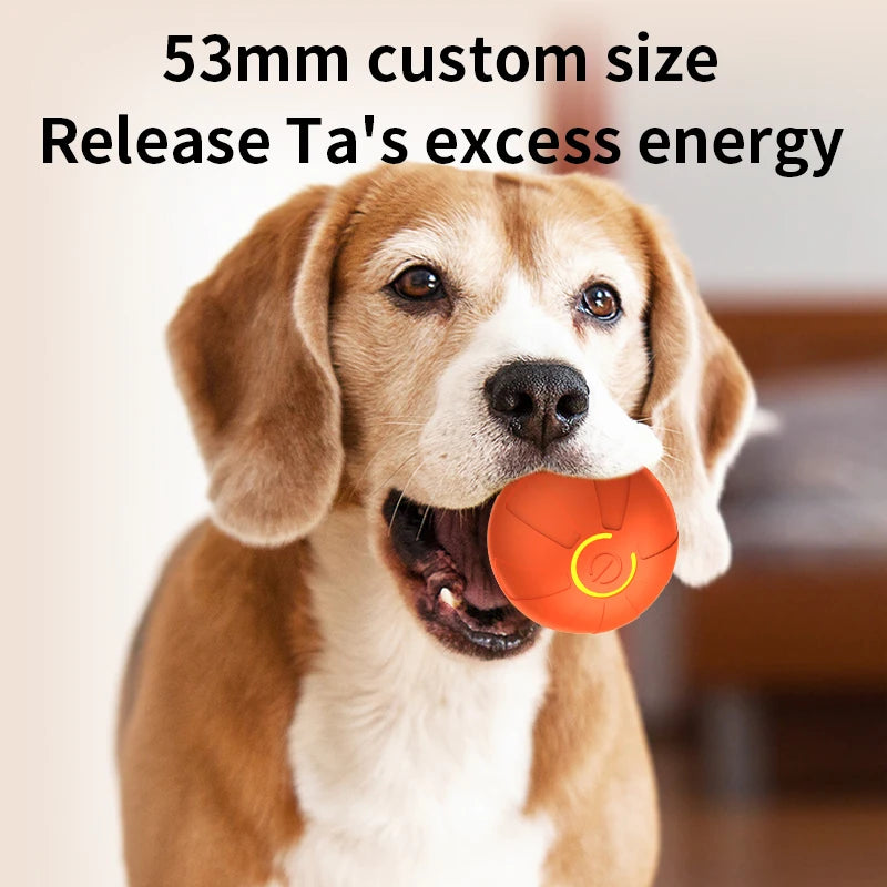Smart Dog Toy Ball Automatic Interactive Pet Electronic Rolling USB Rechargeable Moving Bouncing for Puppy to Large dog