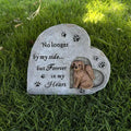 Pet Tombstone For Dog Resin Dog Memorial Grave Marker