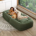 Corduroy Human Size Dog Bed, Oversized Foldable Human Dog Bed for Adults and Pets