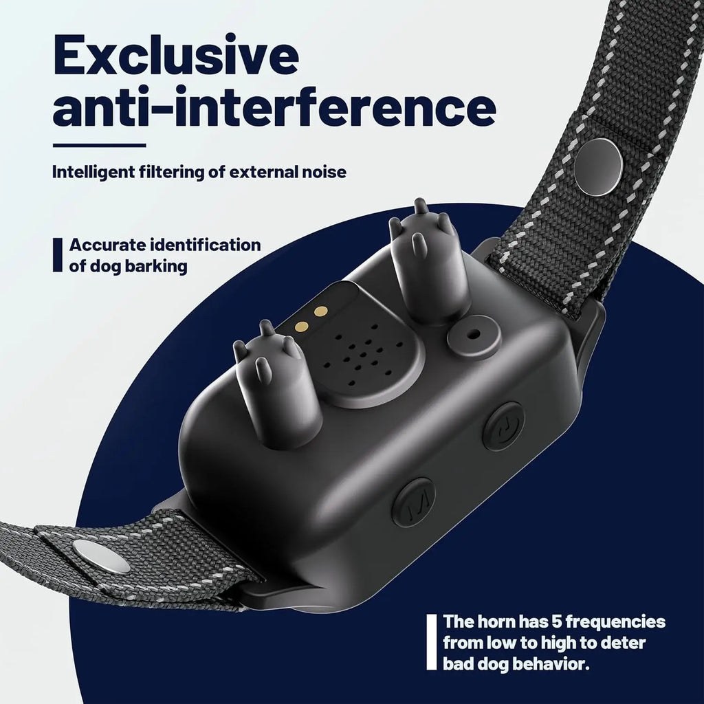 2 Pack Dog Bark Collar with 7 Sensitivity Levels & 5 Training Modes for Dogs 8-120lbs, Waterproof