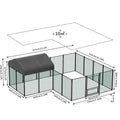 Heavy Duty XXL Chicken Run Coop Cage Walk In Coop Poultry  Waterproof UV Outdoor