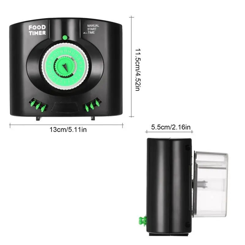 Aquarium Auto Feeder Fish Food Dispenser With Timer Firmly Fixed Electric Auto Fish Feeder