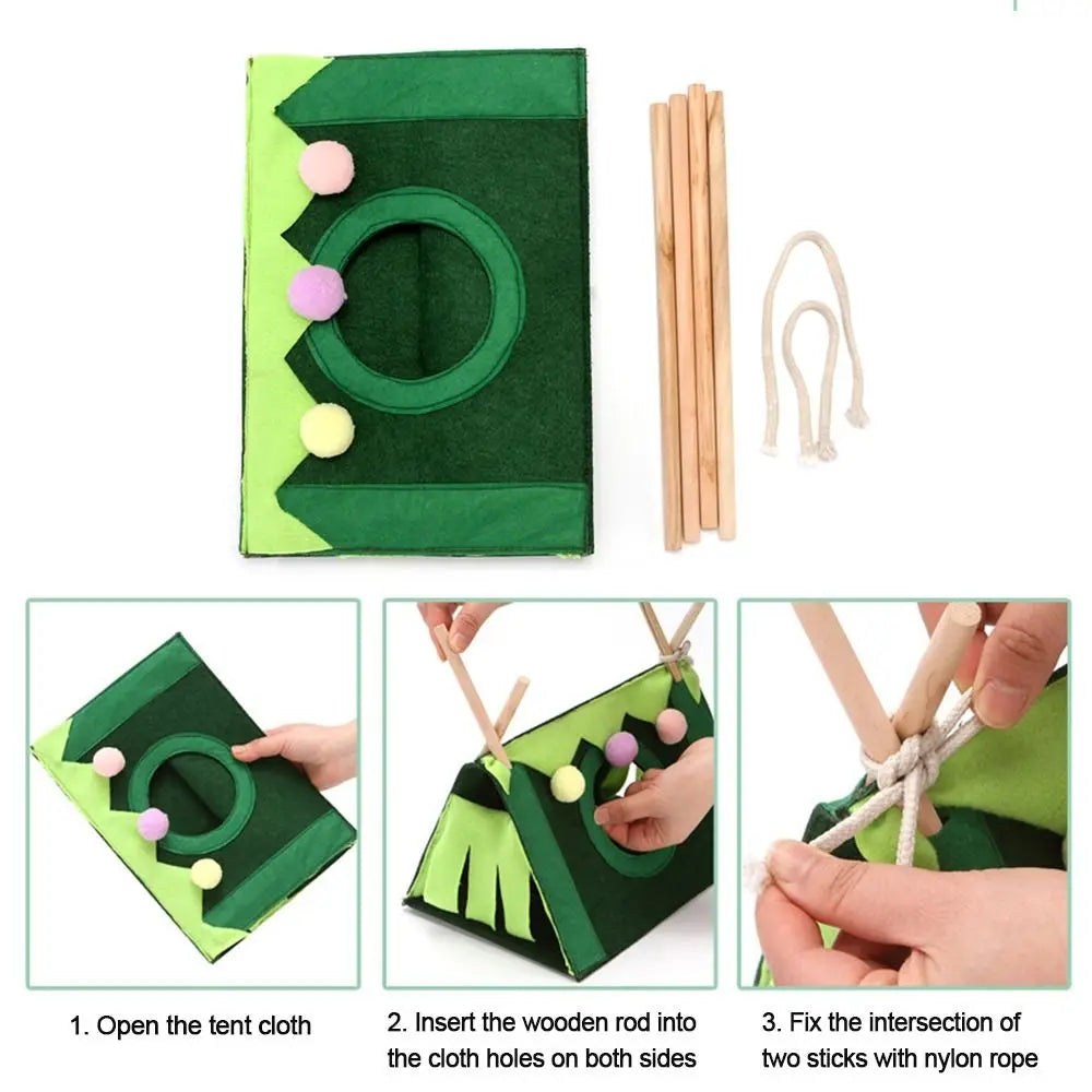 Small Pet Nest Felt Tent  Small Animal Bed Accessories