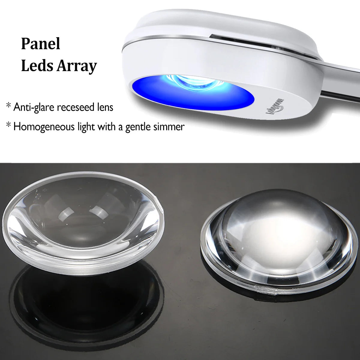 Wi-Fi Aquarium Reef Light 60W, Full Spectrum LED Light For Coral SPS/LPS Nano Tank, Include Mount