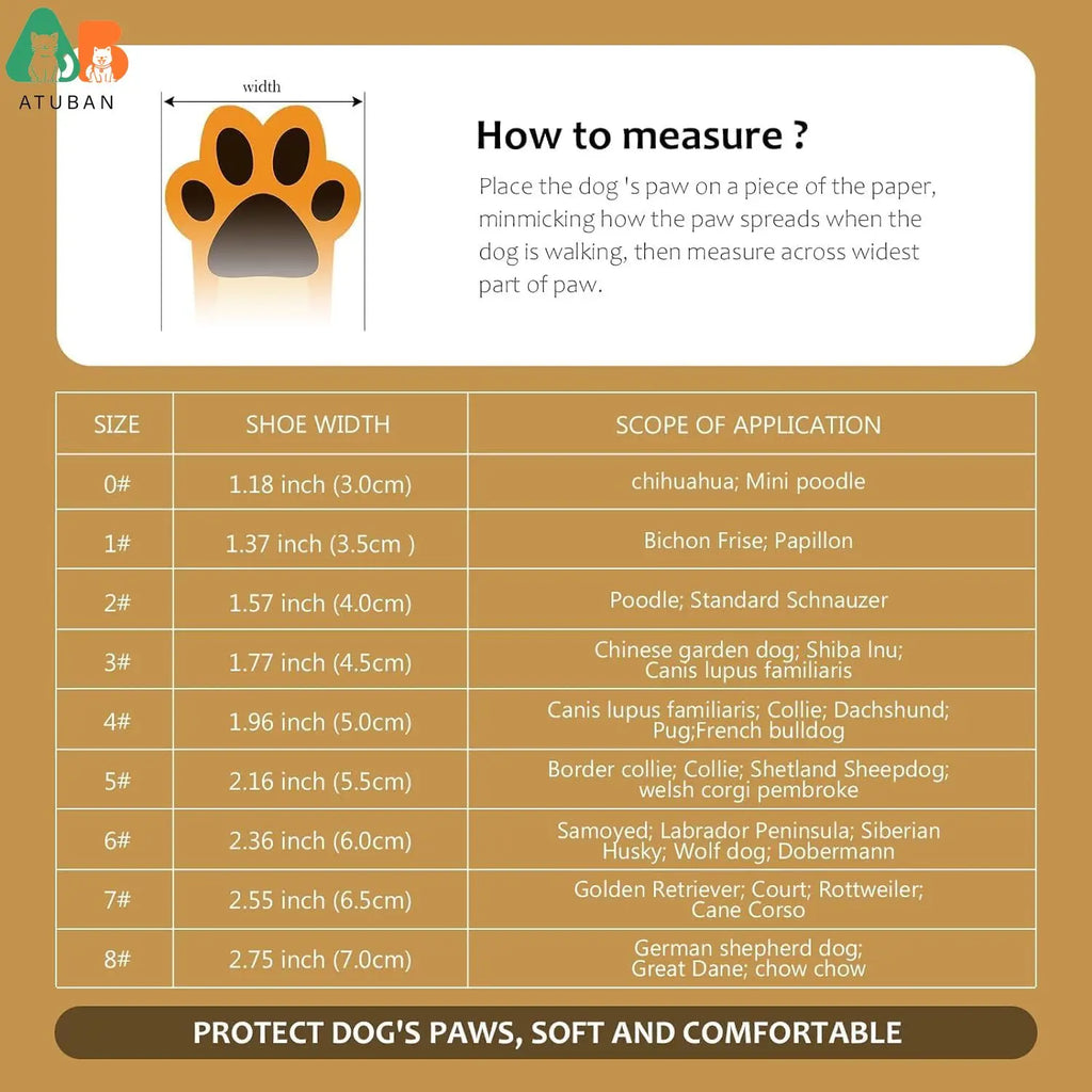 Dogs Anti-Slip Dog Boots&Paw Protectors for Hot Pavement Waterproof Dog Booties for Rainy Day Summer Hiking