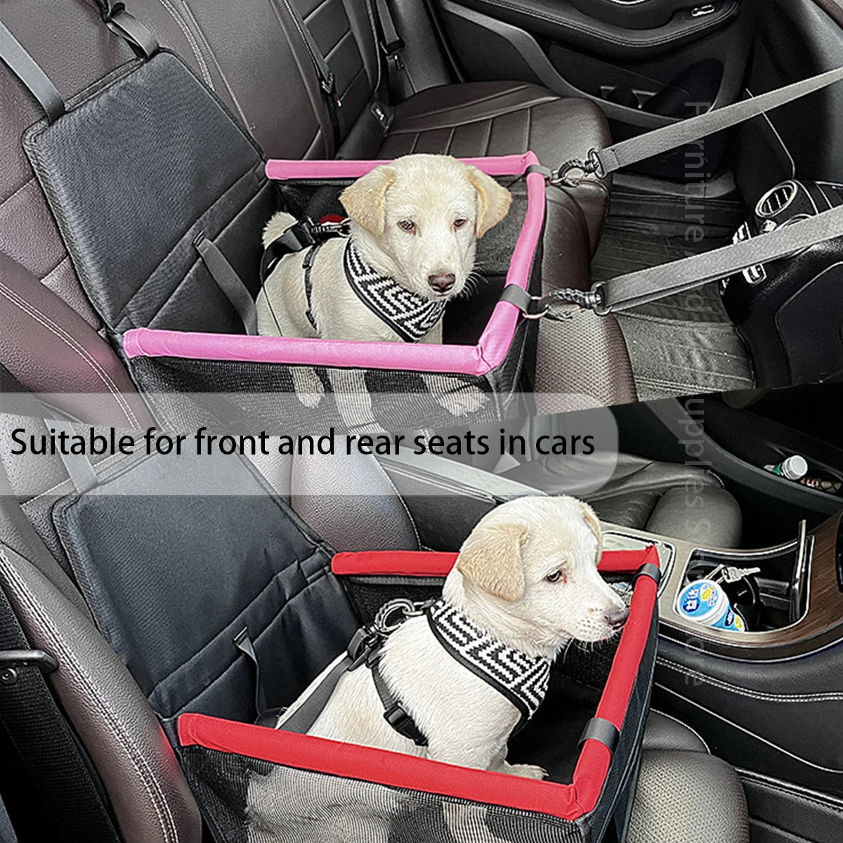 Travel Dog Car Seat Cover Waterproof Pet Dog Carriers Car Seat Basket for Small Medium Dogs