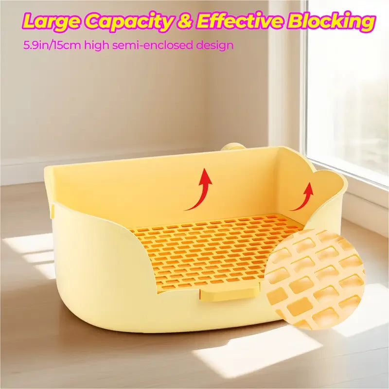Large Rabbit Litter Box, Potty Corner Toilet Trainer Small Animals