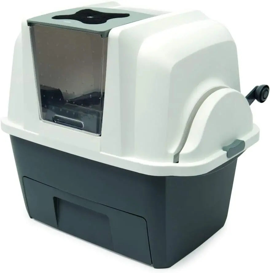 Automatic Sifting Cat Litter Box with Odor Filter, Easy Monitoring & Quiet Operation