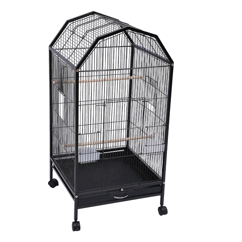 6.9in Large Bird Cage Iron Large Outdoor Parrot Cage Flight Cages Large Finch Bird Cage wit