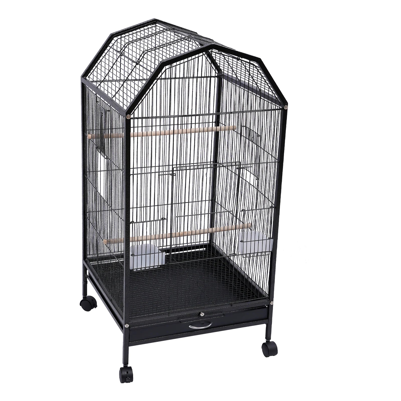 6.9in Large Bird Cage Iron Large Outdoor Parrot Cage Flight Cages Large Finch Bird Cage wit