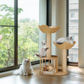 3-Tier Cat Tree do Sisal Rope Scratching Posts and Hanging Toy Tower for Indoor Kitties