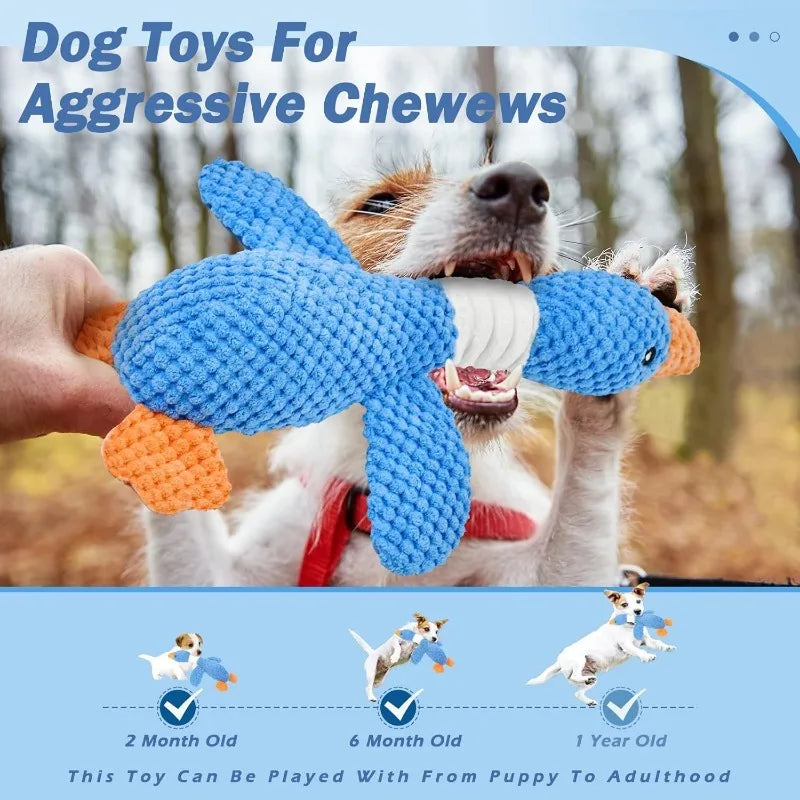 Indestructible Toys for Aggressive Chewers Squeak Toy Doll Pet Products