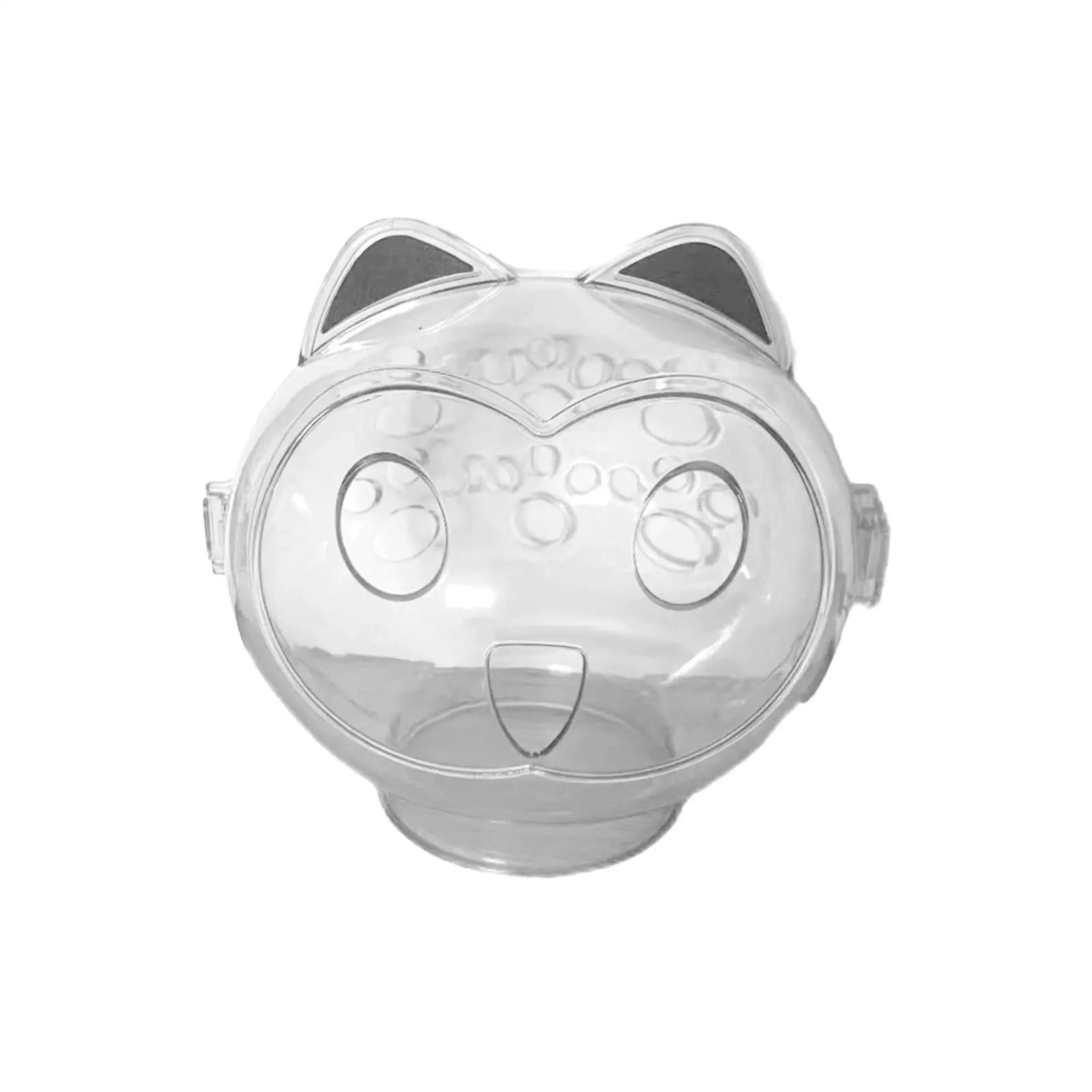 Transparent Cat Muzzle Anti Bite Silicone Mouth Cover Grooming Helper