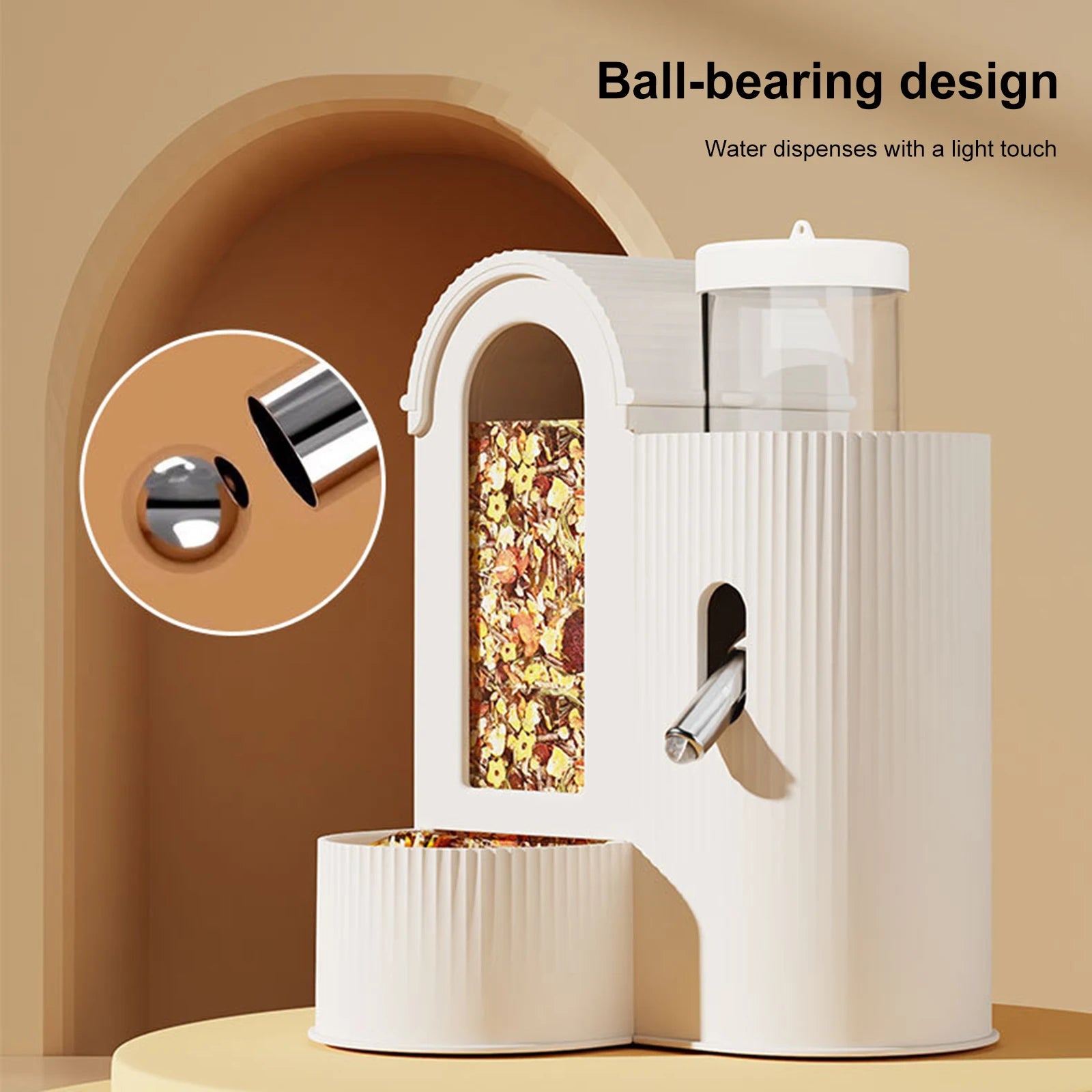 2-in-1 Automatic Food Bowl Large Capacity  Feeder And Waterer Automatic  Feeder No Drip