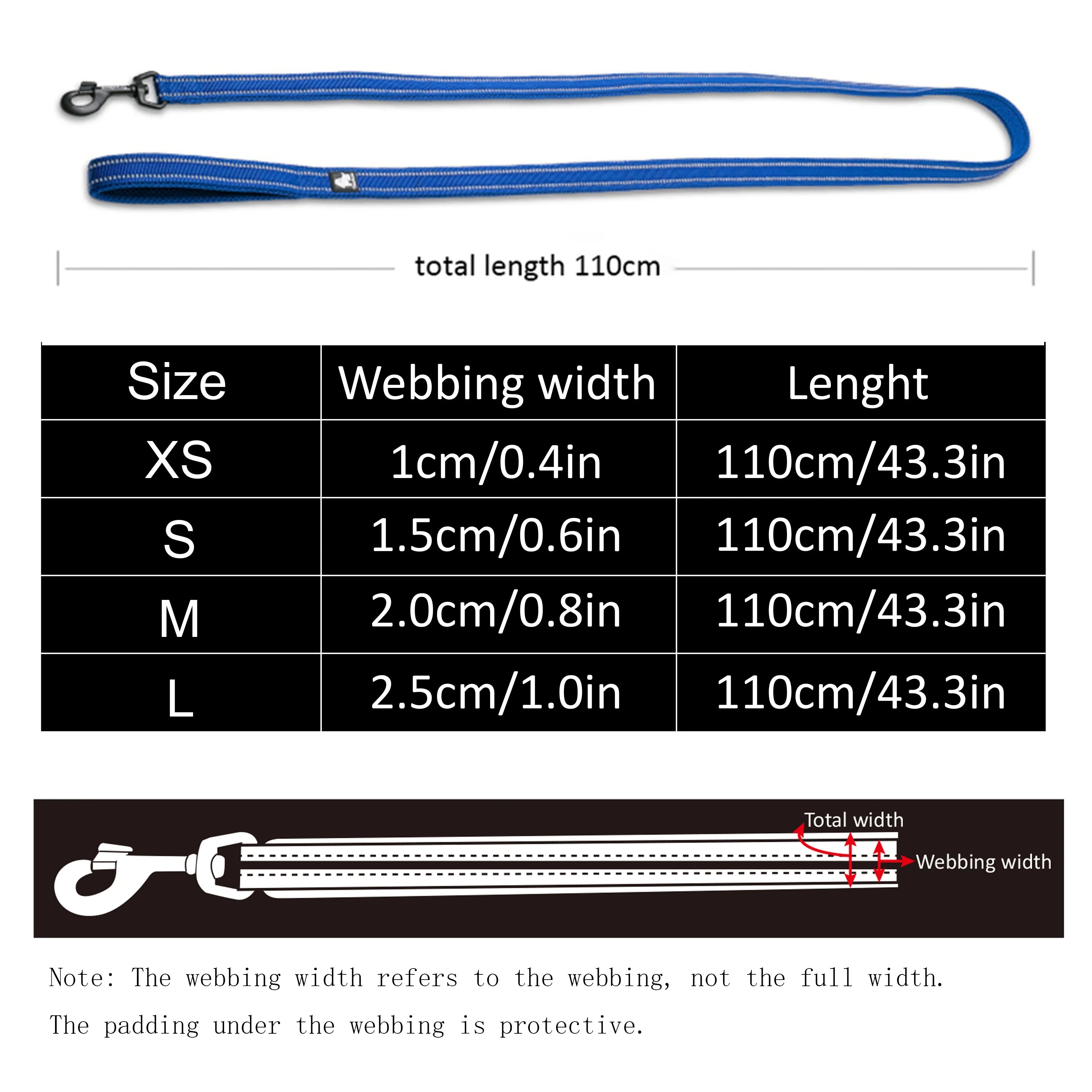 Soft Dog Pet Leash in Harness and Collar Reflective Nylon Cat Mesh Walking Training 11 Color Length 110cm TLL2111