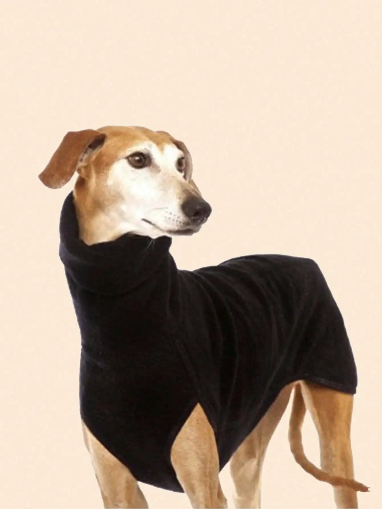 Greyhound Clothes, Dog Winter Coat Pajamas Onesies  Turtleneck Stretch Greyhound Apparel Pet Clothes