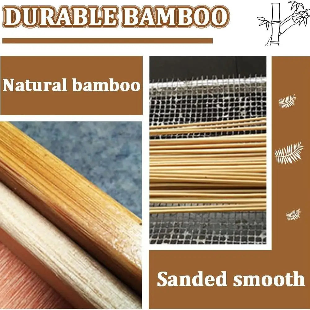 Bamboo Aviary with Pigeon Cage, Removable Drawer for Easy Cleaning, and Adjustable Breeding Compartments