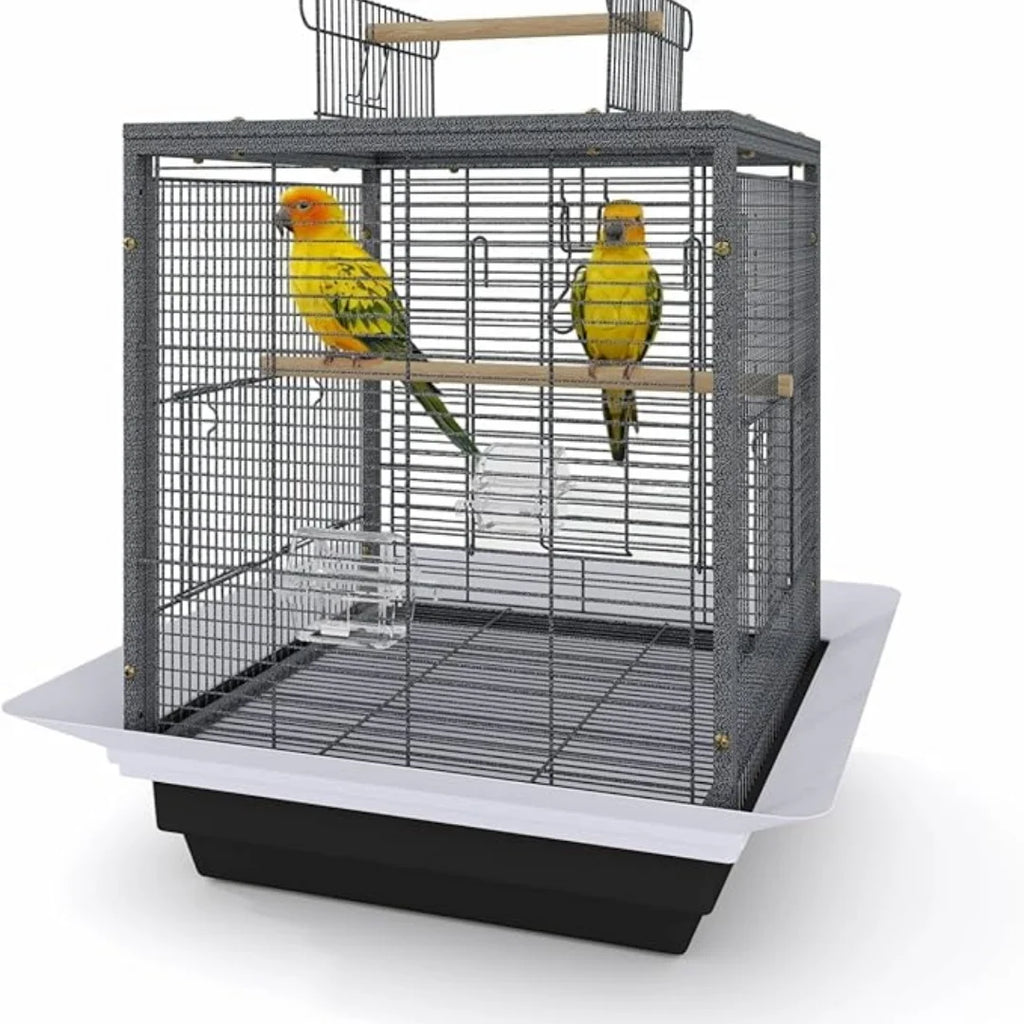 1 Set Of Metal Parrot Cage Luxury Metal Breeding Bird Villa Tiger Skin Peony Pet Cage Iron Bird Cage