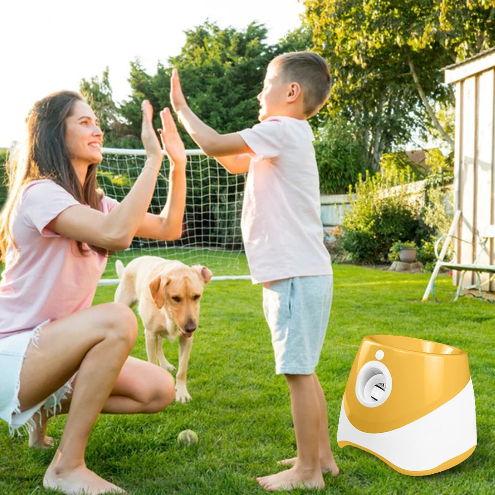 Automatic Mini Tennis Ball Launcher Dog Chase Toy Fun Ball Thrower Machine Dogs Throwing Pinball Machine