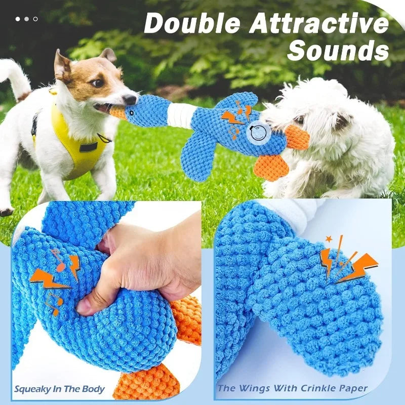 Indestructible Toys for Aggressive Chewers Squeak Toy Doll Pet Products