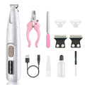 Portable Dog Paw Trimmer with Led Light Rechargeable Cordless Nail Grooming Tools for Cats