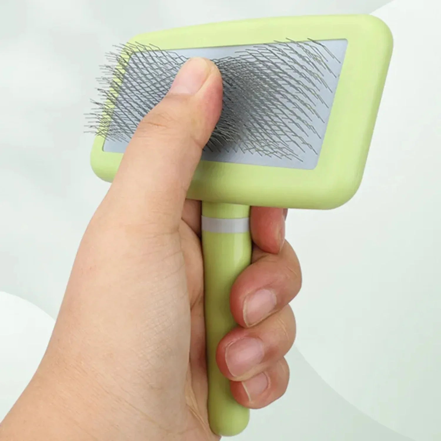 2PCS  Dog Brush Pet Hair Remover Massage Dog Combs Pet Grooming Stainless Steel Brush  Dogs Knot