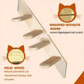Wooden cat climbing frame, cat stairs, DIY assembly,