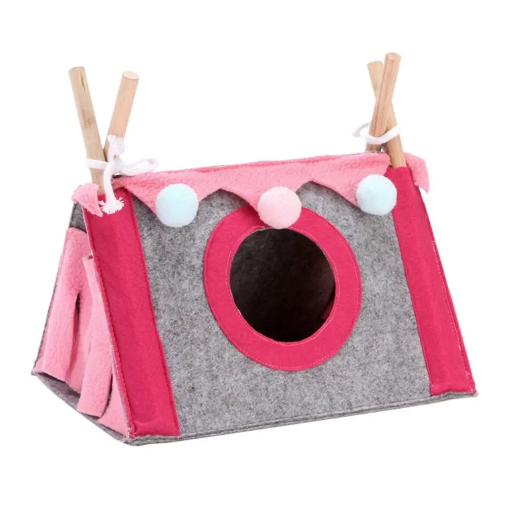 Small Pet Nest Felt Tent  Small Animal Bed Accessories