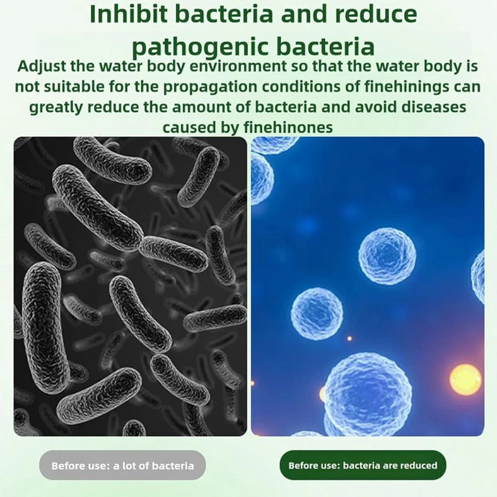 Water Purification Tablets Freshwater Aquarium Water Clarifier Tablet Effective Fish Bowl Cleaning Solution