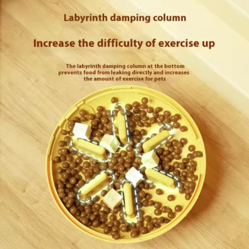 Funny Chicken Shape Cat Dog Food Dispenser Toy Interactive Slow Feeder Puzzle Toy for Cats and Dogs