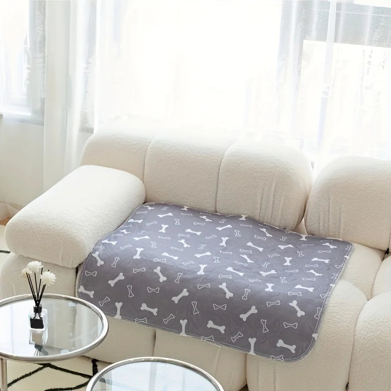 Washable Dog Pee Pads, 2 Pieces 18inchx24inch / 34inch X 36inch Reusable Waterproof